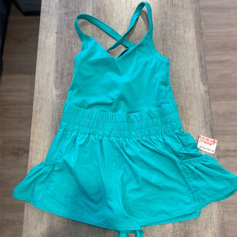 Free People Runsie with Criss Cross Back